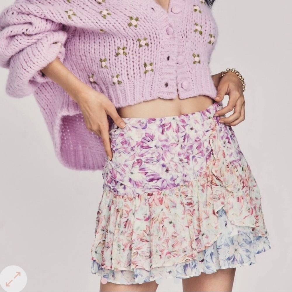 Love Shack Fancy Rhodes skirt